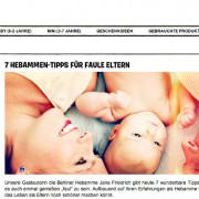 Tips für faule Eltern - Gastbeitrag auf Kindsstoff.de
