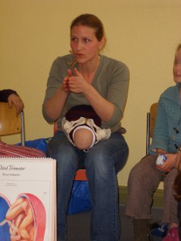 Hebammen-Unterricht mit Jana Friedrich
