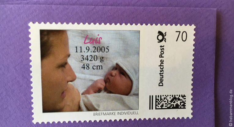 Geburtsanzeigen mit Babyporto von Post-Individuell