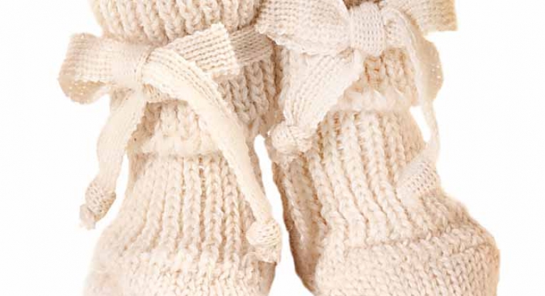 Baby-Woll-Socken zum Schnüren