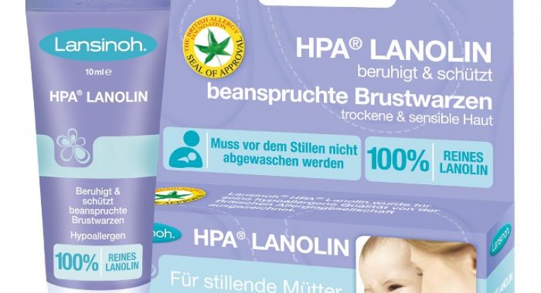 HPA Lanolin Brustwarzensalbe von Lansinoh (10 ml Tube)